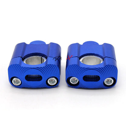 CNC Handlebar Bar Clamps Risers 7/8 22mm -28MM 1-1/8 Pit Pro Dirt ATV Quad Bike