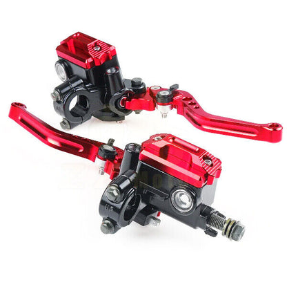 Brake Master Cylinder Lever Hydraulic 7/8" 22mm For Honda Yamaha Kawasaki Suzuki