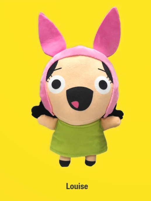 Brand New Bob's Burgers Stuffed Plush Toy Official Cartoon 25cm