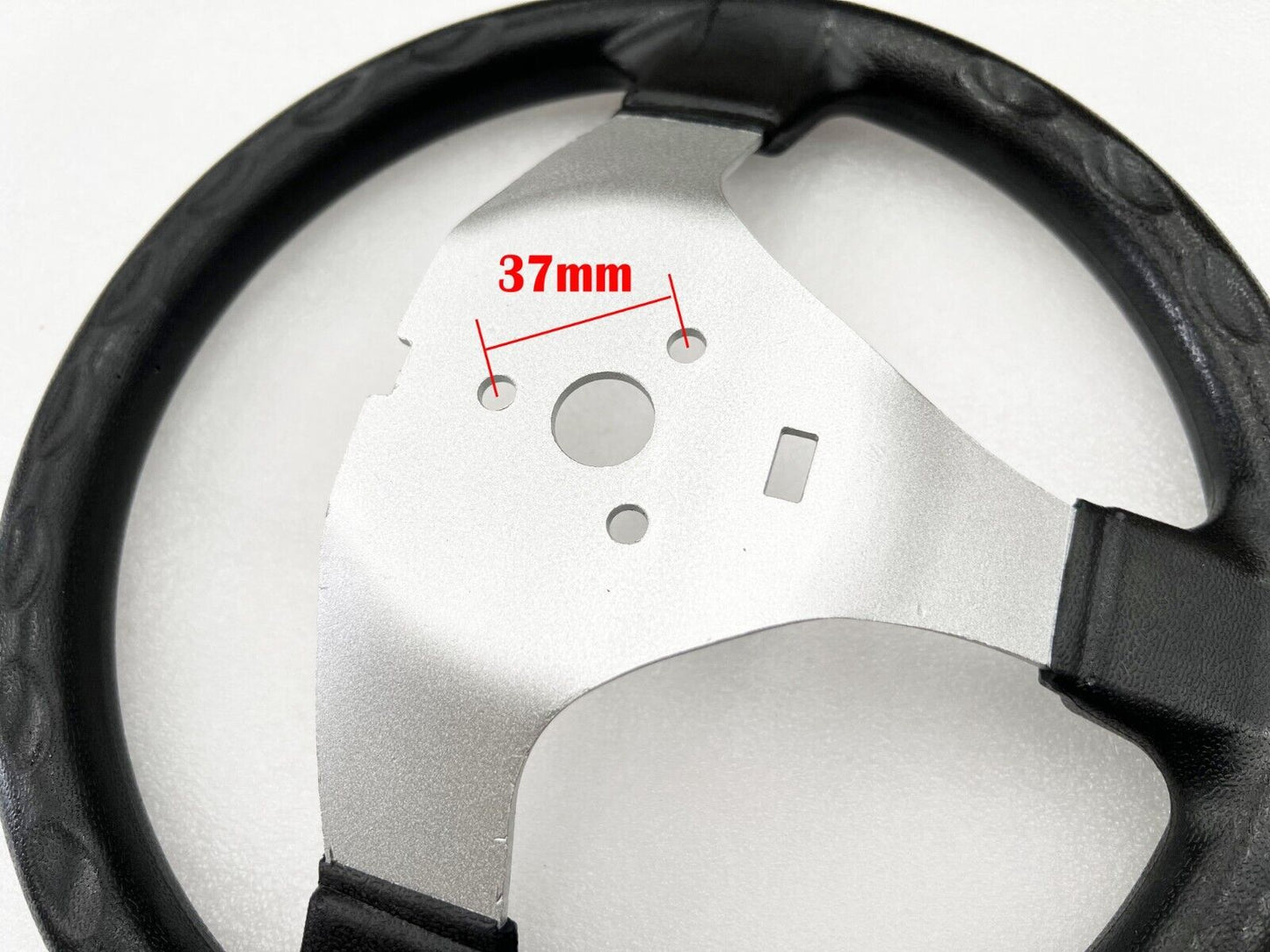 30cm steering wheel 3 stud traditional Circle with cover buggy Racing Go kart