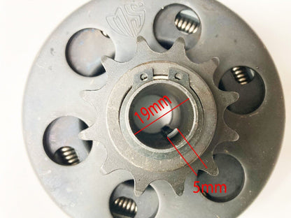 Dry Clutch 19mm 3/4" 12T Tooth 428 Pitch Chain Sprocket Kit Go Kart Drift Trike
