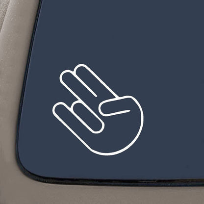 JDM FUNNY SHOCKER HAND STICKER DECAL 4WD CAR WINDOW WINDSCREEN TURBO DRIFT UTE