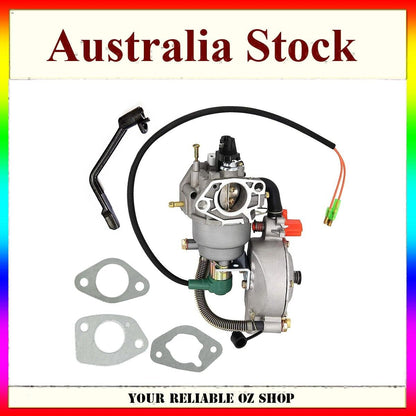 Manual LPG Dual Fuel Carburetor Carb Carby HONDA GX240 GX270 173F Gas Generator
