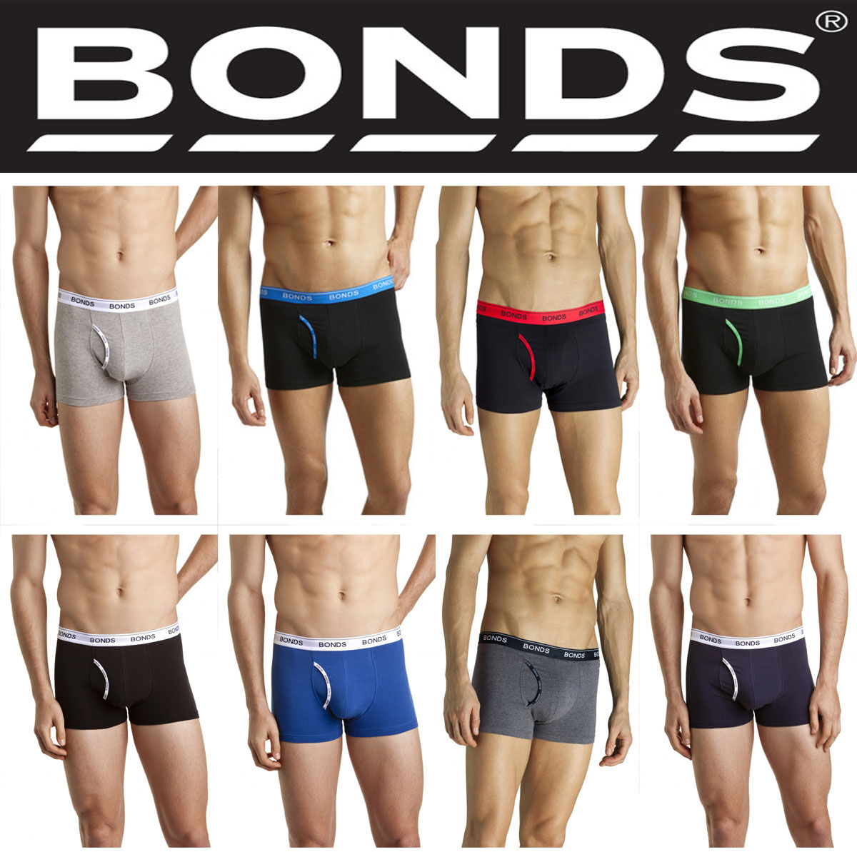 Authentic Bonds Men Mens Guyfront Trunk Underwear Shorts Fluoro Briefs S M L XL