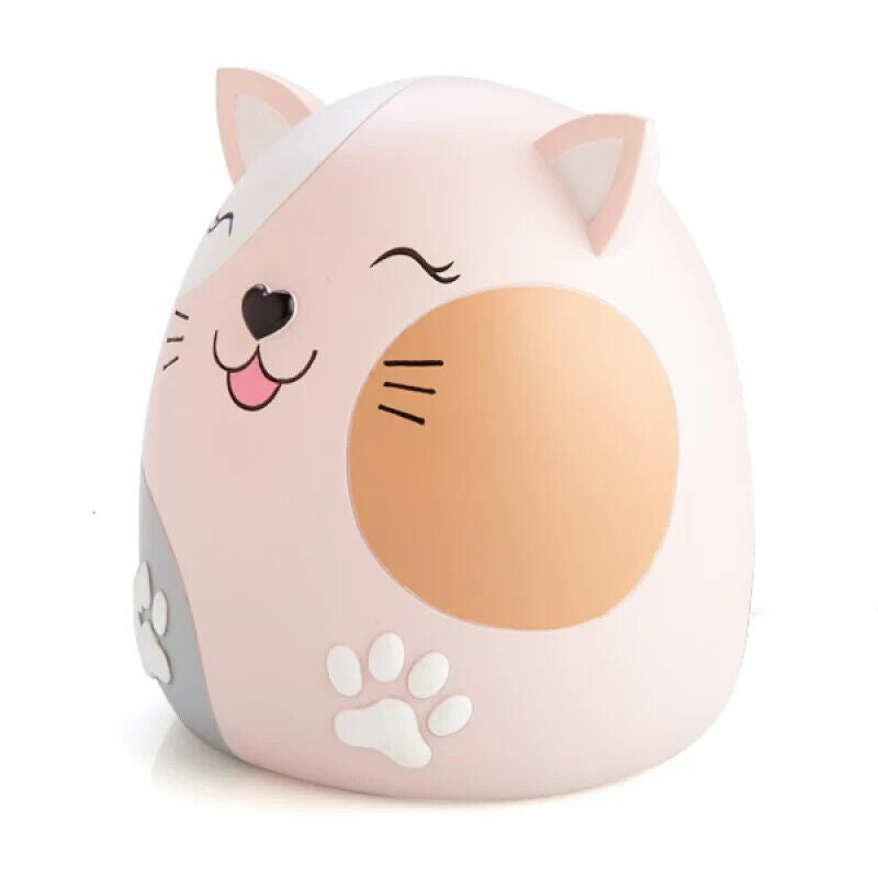 Smoosho's Pals Cat Table Lamp Night Light, Home Children's Decorative Bedroom