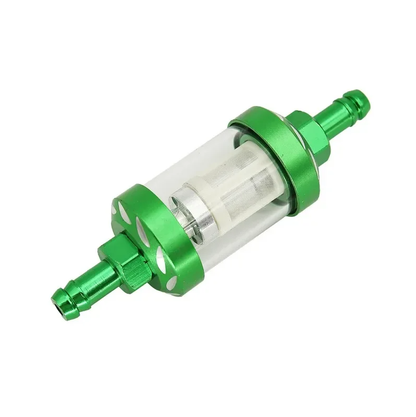 INLINE 8MM Petrol Fuel Filter Glass For 50cc 110cc 125cc ATV QUAD BUGGY PIT BIKE