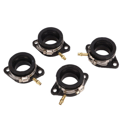 4Pcs Carburetor Carby Intake Manifold Boots For Kawasaki KZ1000 KZ900 Z1 Z1R