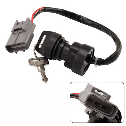 Ignition Key Switch For Yamaha Grizzly Kodiak 660 700 YFM660 YFM700