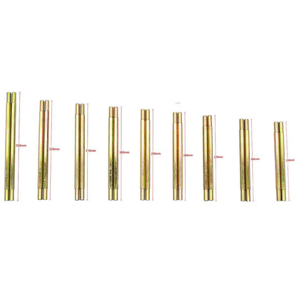 Pair 45mm-350mm M10 Steering Shaft Tie Rod For 4 Wheel Kart Atv Quad 50cc-250cc