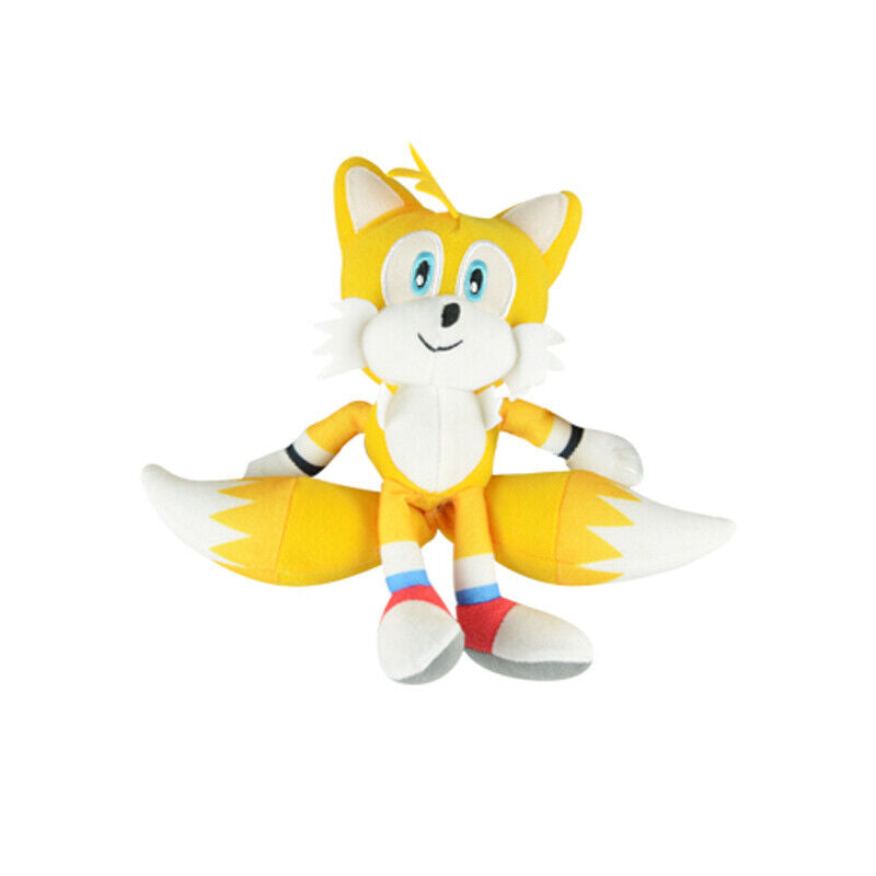 Licensed New SONIC THE HEDGEHOG SEGA Plush SONIC TAILS KNUCKLES SHADOW 30cm
