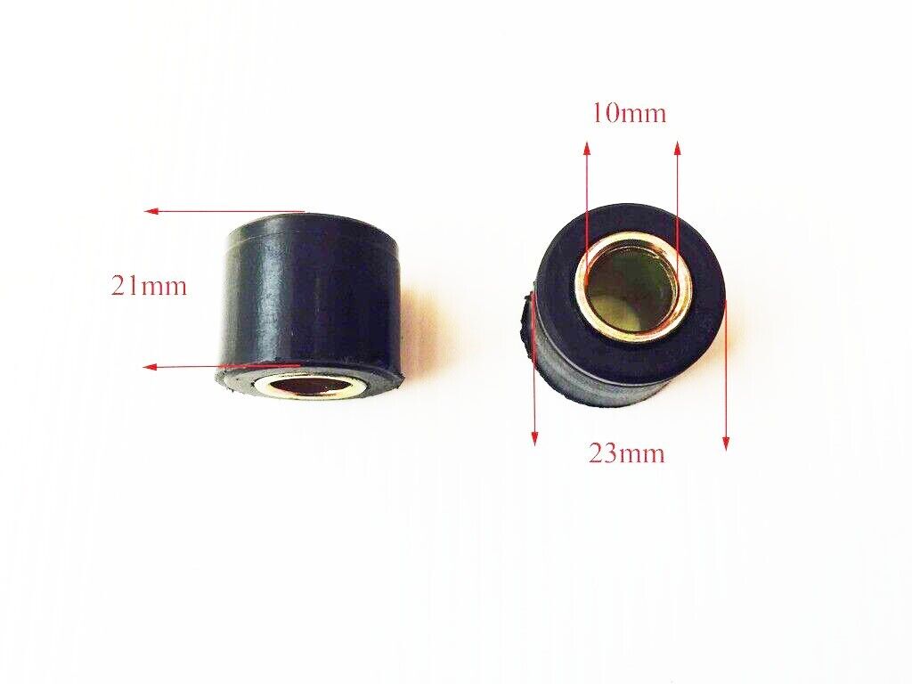 2Pcs 10mm Absorber Shocker Suspension Mounting Spacers Bushes Quad ATV Dirt Bike