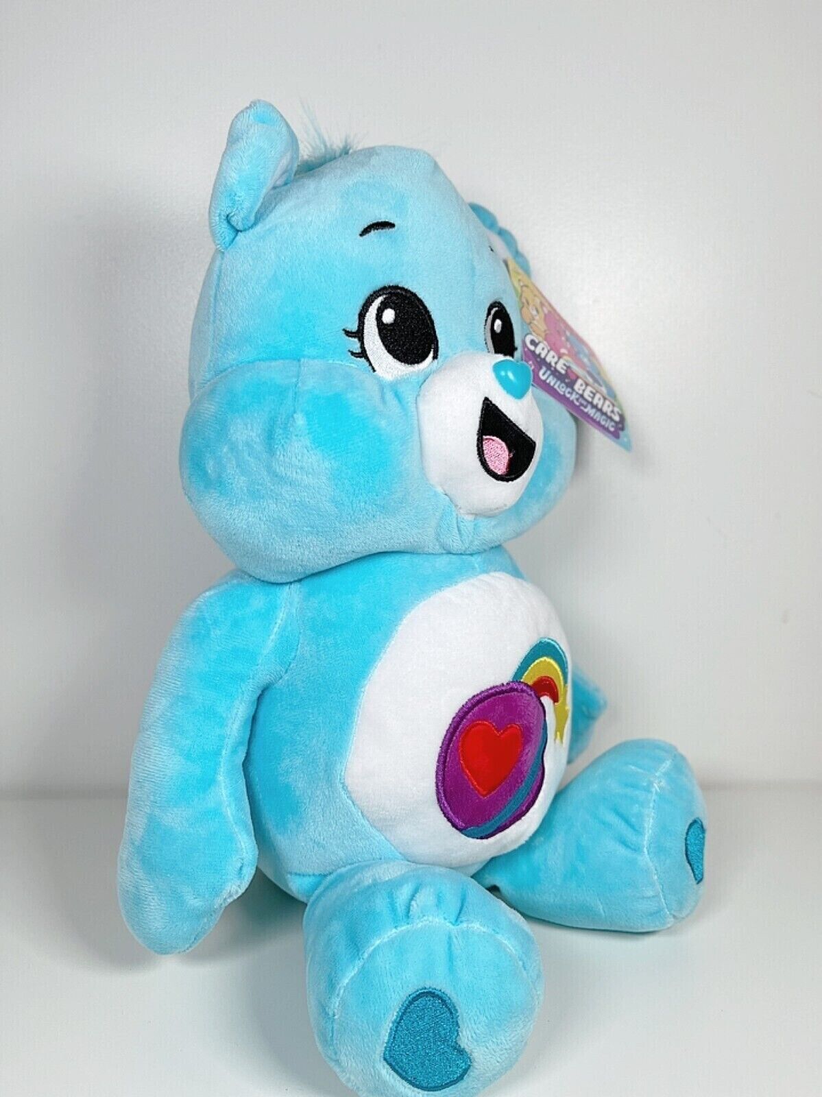 Licensed Care Bears Unlock The Magic Play-a-lot Bear Plush Soft Toy 35CM BNWT