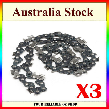 3Pcs Chainsaw Chain for 14'' Inch Bar .050 3/8 52 DL Links Echo Husqvarna