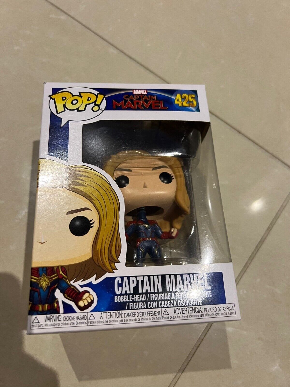 BRAND NEW FUNKO POP MARVEL CAPTAIN MARVEL #425 VINYL FIGURE