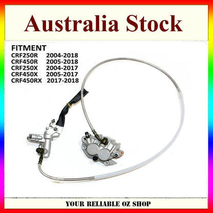 Front Brake System Caliper Set for Honda CR125R CR250R CRF150F CRF230F XR650R