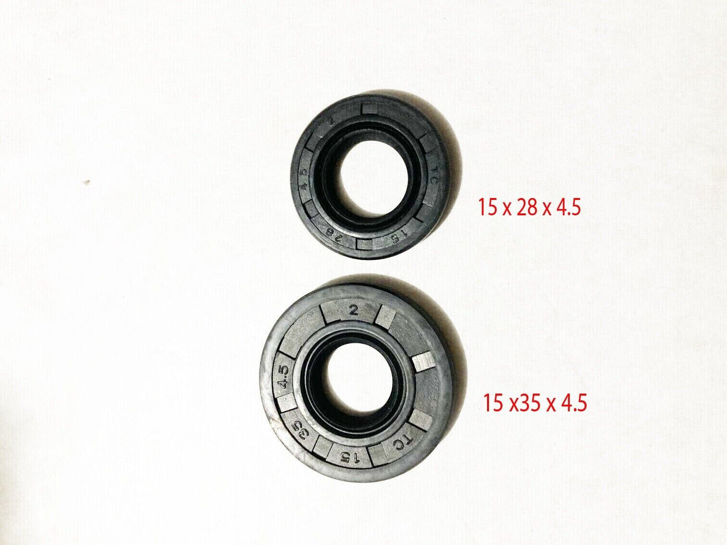 Crankcase Bearing Oil Seals For Chinese Chainsaw 4500 5200 5800 45cc 52cc 58cc