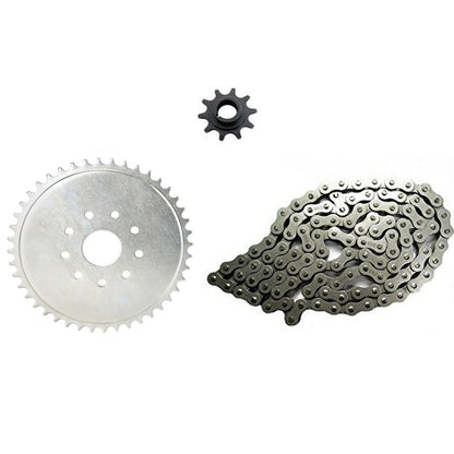 10T 44T Tooth Front Rear Sprocket 415 Chain 49cc 80cc Motorized Bicycle Bike