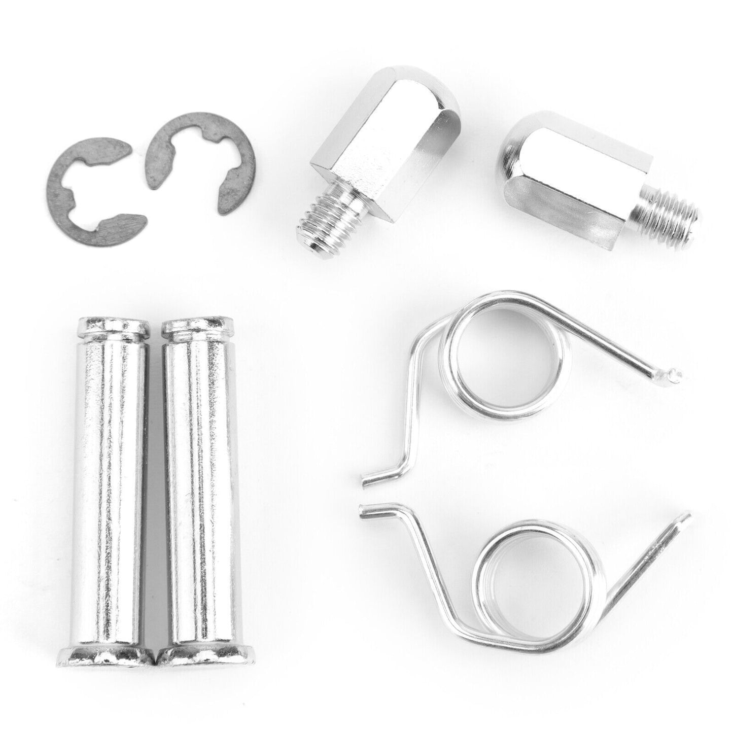 Silver Front Rear Foot Peg Footpeg Footrest For Yamaha YZF R1 R6 R6S R1S R1M