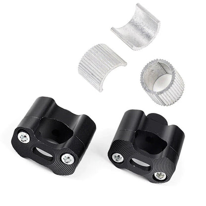 CNC Handlebar Bar Clamps Risers 7/8 22mm -28MM 1-1/8 Pit Pro Dirt ATV Quad Bike