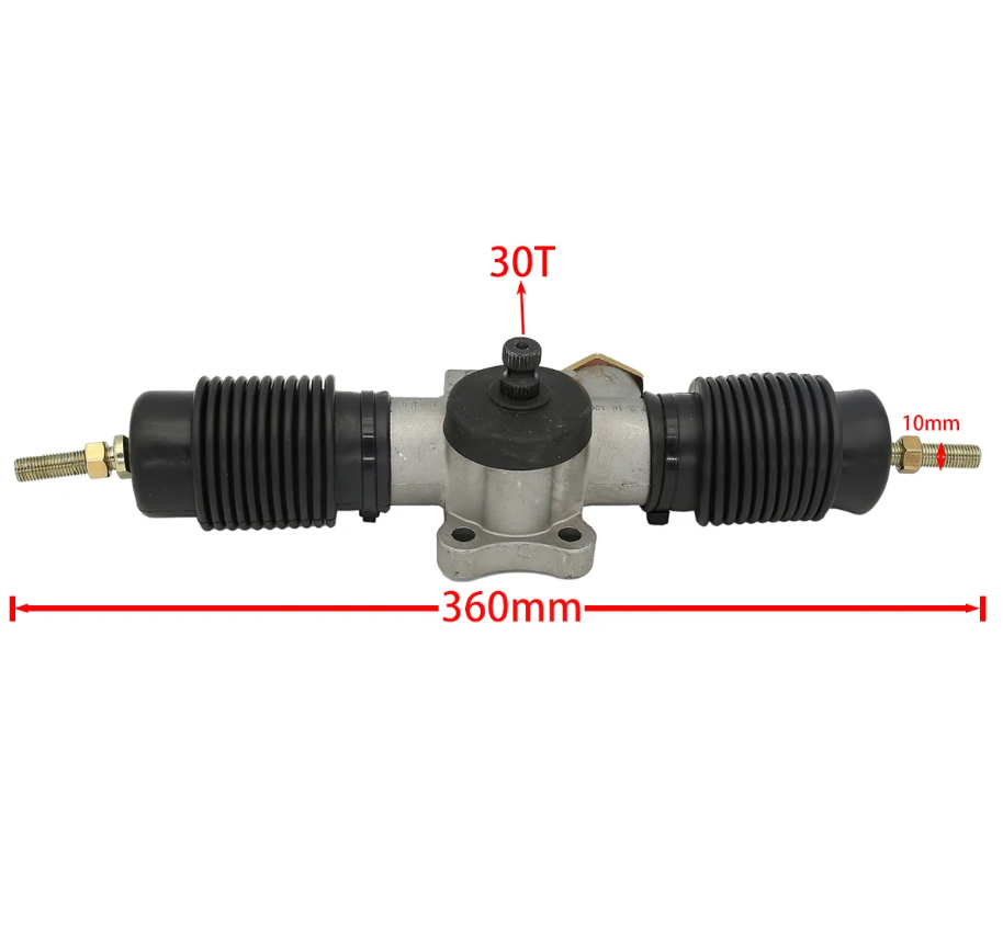 360mm Stainless Steel Power Steering Gear Shaft For DIY China ATV UTV Bike P SNT