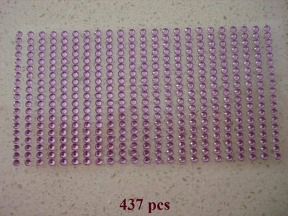 437 3MM RHINESTONE DIAMANTE DIY CRAFT STICKER WEDDING INVITATION IPHONE ENVELOPE