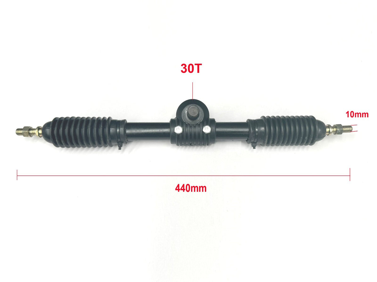440mm Power Steering Gear Box Shaft Rack Pinion Assembly Go Kart ATV Buggy Bike