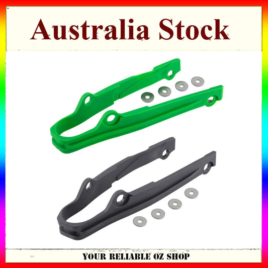 Green Black Chain Slider Guide Swingarm Guard Protector For Kawasaki KX125 KX250