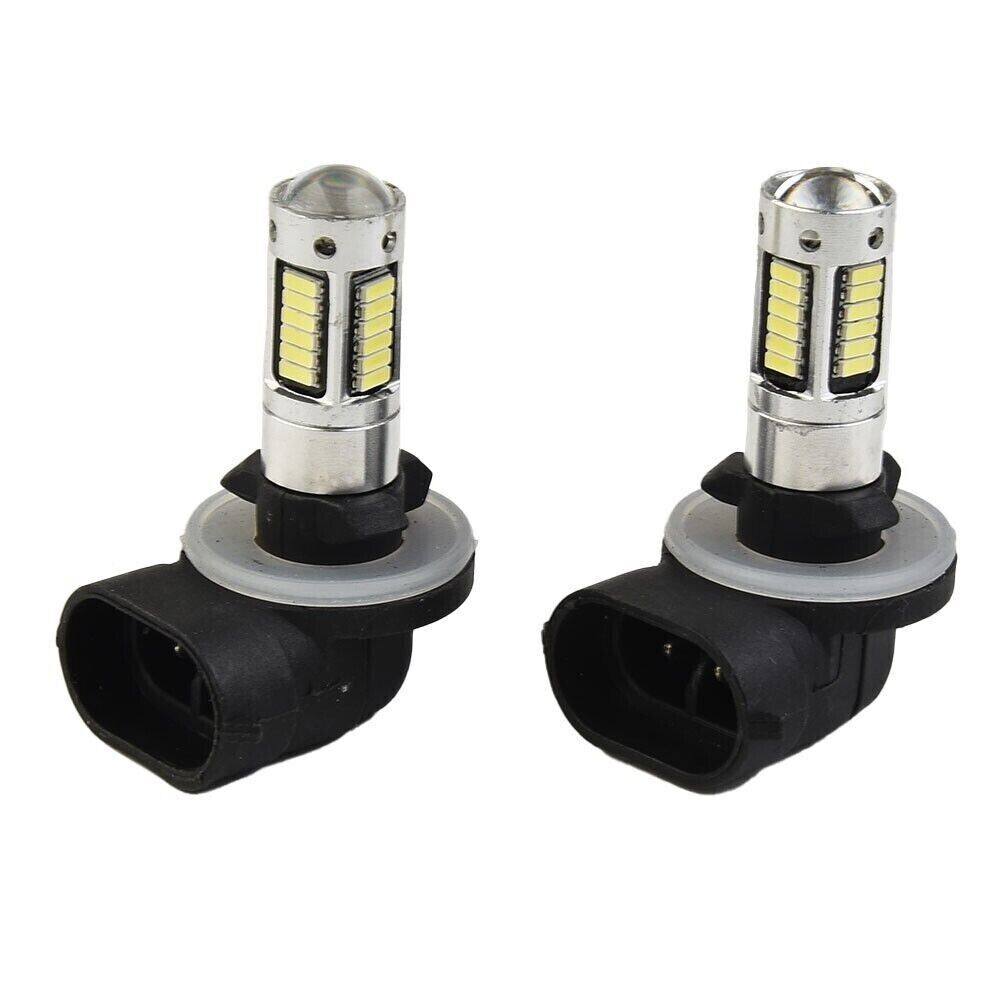 2x 881 H27 Extremely Bright 30W 6000K White LED Car SUV Fog Light Bulb DRL Lamp