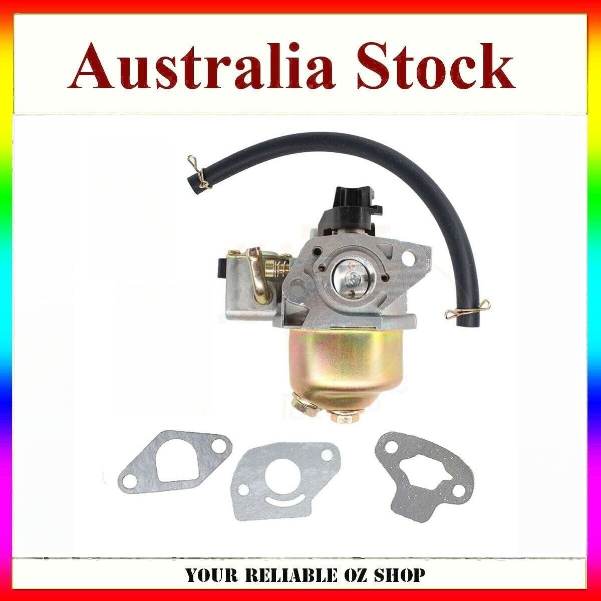 Carburetor & Gasket Fits 3HP GX100 GX 100 4 Stroke Gas Engine Rep 16100-ZOD-003