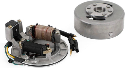 Magneto Stator Plate + Flywheel Set 110cc 125cc Kick Start PIT PRO Dirt Bike