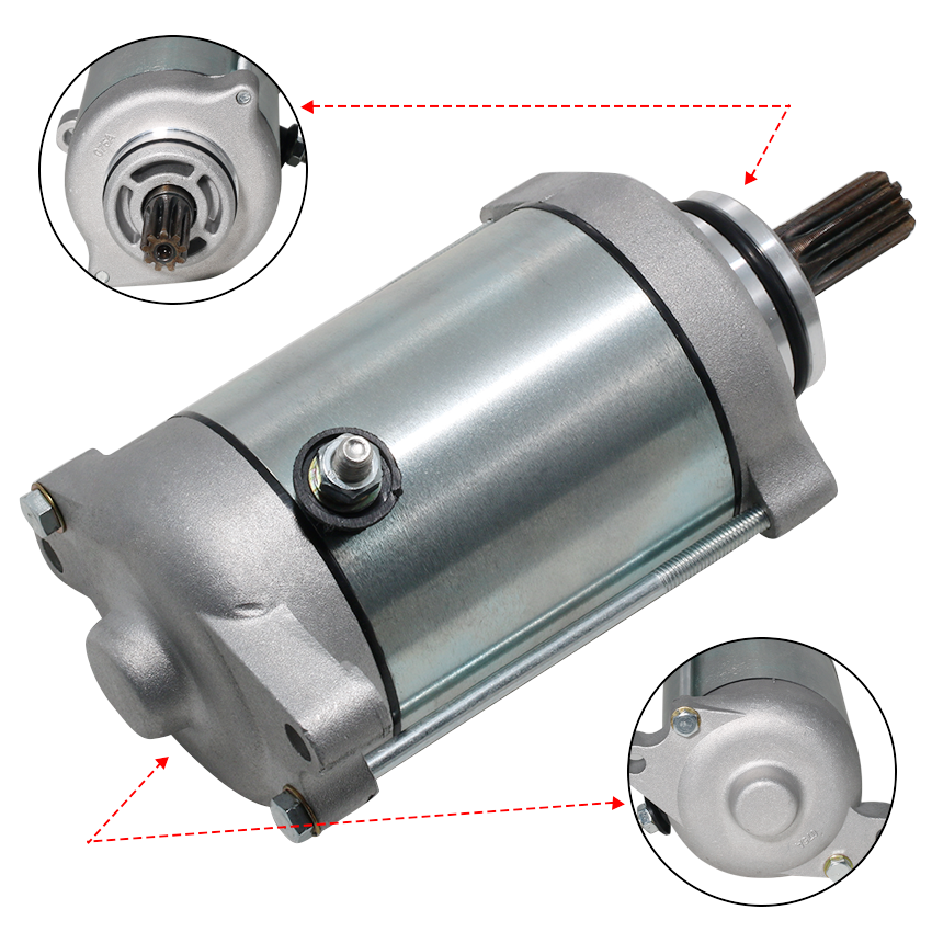 9T Starter Motor For MASSEY FERGUSON 400 500 650 3545-015 3545-024 260-24-567