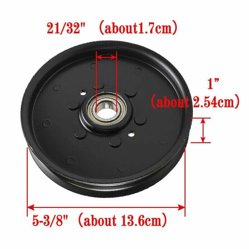 Flat Idler Pulley For John Deere Lawn Mower LT100 LX88 LX78 LX100 LX200 STX38