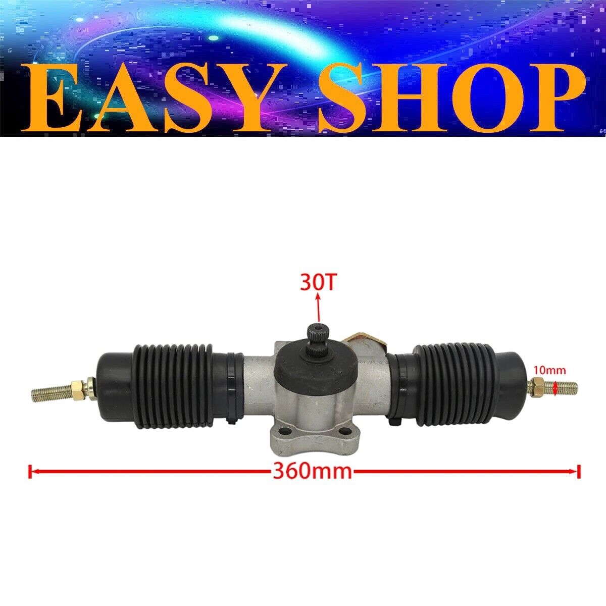 360mm Stainless Steel Power Steering Gear Shaft For DIY China ATV UTV Bike P SNT