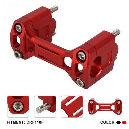 CNC Mount Handlebar Clamp Risers Adapter Brackets For Honda CRF110F Motorcycle