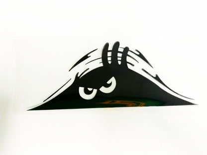 Funny Peeking Monster Scary Eyes JDM Car Bumper Window Vinyl Decal Sticker