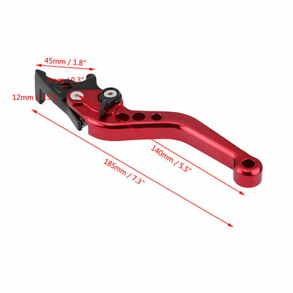 CNC Alloy Silver Red Black Gold Blue Double Disc Brake Levers GY6 Scooter Honda