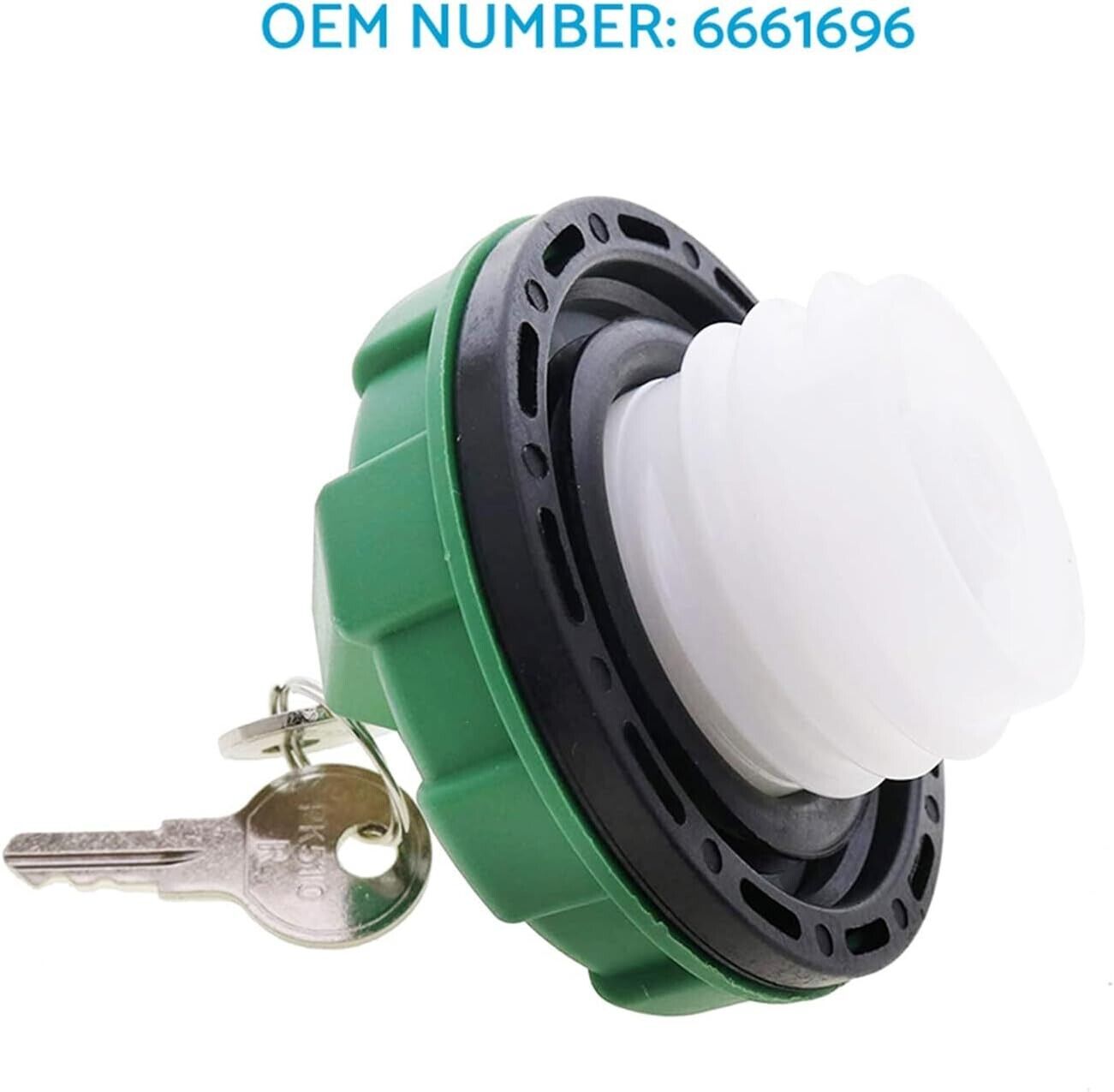 Diesel Fuel Tank Cap + Key For Bobcat Loaders: S250, S300, S330, S70, T110, T140