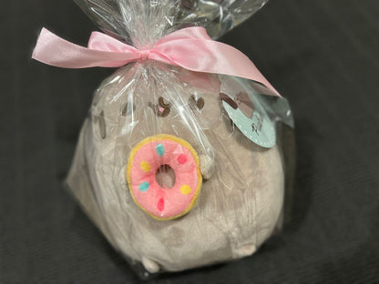 Brand New Genuine Pusheen The Cat - Licensed Pusheen Donut 23CM Plush Toy Soft