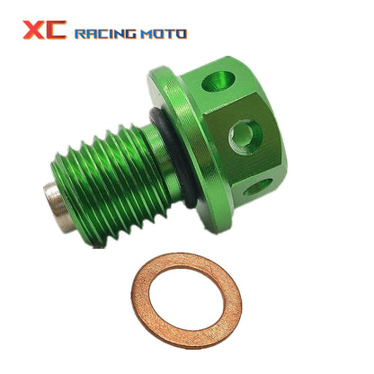M12 Magnetic Oil Sump Nut Drain Drainage Oil Plug Screw Motorcycle ATV Quad Bike