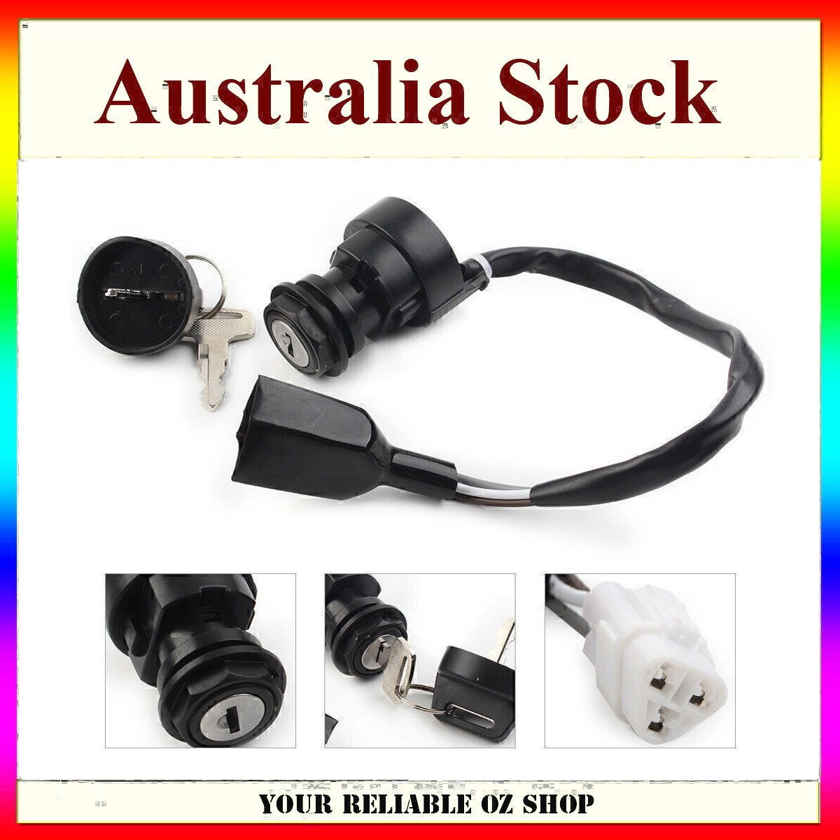 Ignition Key Switch For Kawasaki 27005-0019 27005-1267 27005-1230 650 700 750