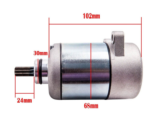 12V 9 Tooth Starter Motor for Honda 31200-HM8-A41 TRX250TM FourTrax TRX250TE