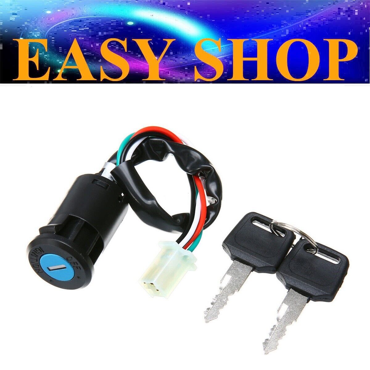 4 Wires Ignition Key Switch For Chinese Quad ATV 50cc 70cc 90cc 110cc 125cc Bike