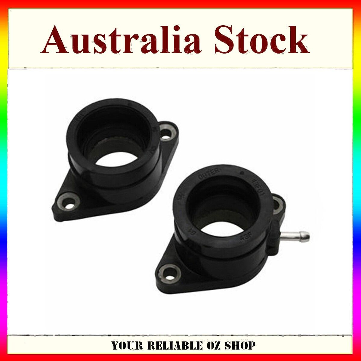 2 Pcs Carburetor Carby Carb Intake Manifold Boots For Yamaha XT600 TT600 XT500