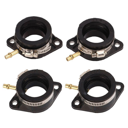 4Pcs Carby Intake Manifold Boots For Kawasaki KZ1000 KZ900 16065-028 16065-029