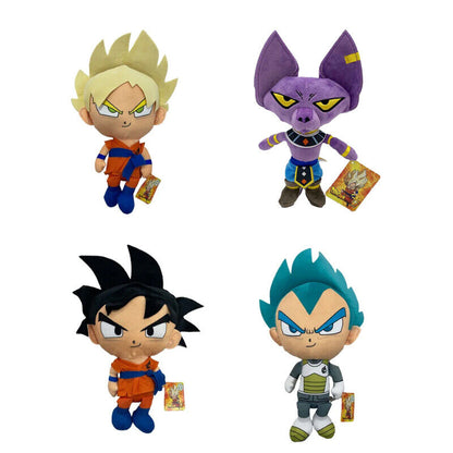 Licensed New Dragon Ball Z Super Plush Toy Son Goku Super Saiyan Beerus Vegeta
