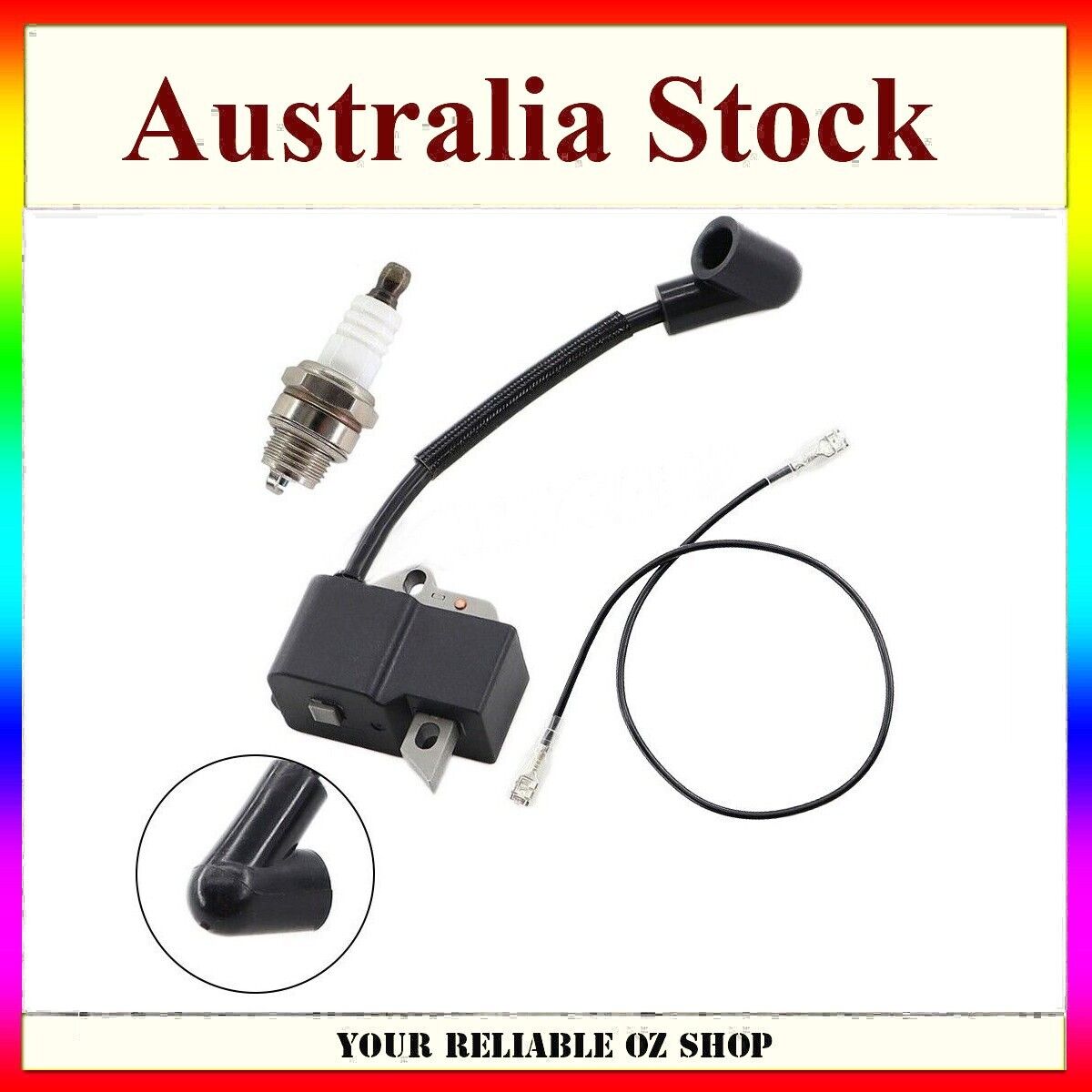 Ignition Coil + Spark Plug For 12520009564 12520009563 12520009562 12520009561