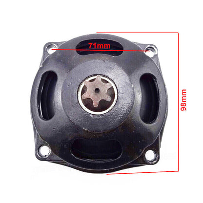 T8F 6T Tooth BELL HOUSING Gear Box Clutch 43cc 47cc 49CC DIRT ATV QUAD MINI BIKE