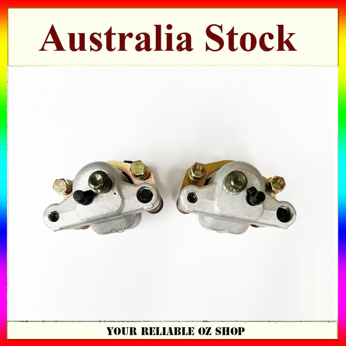 Pair Front Brake Calipers For Polaris Sawtooth 200 Sportsman 300 Sportsman 400
