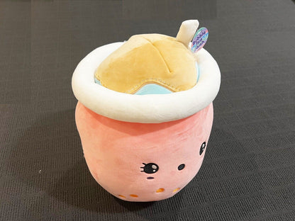 35cm Boba Bubble Milk Tea Plush Stuffed Soft Toy Hugging Doll Pillow Plushie