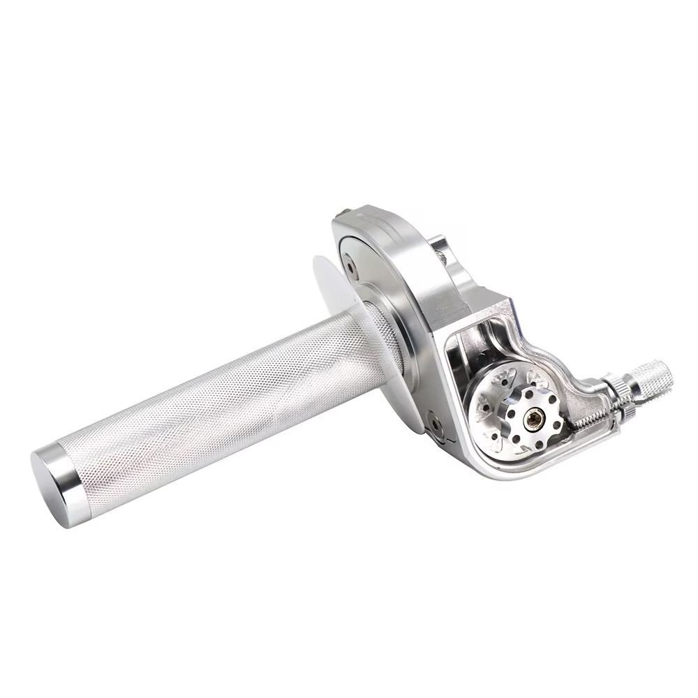 22mm CNC Throttle Twist Grips For PIT PRO Trail Dirt Quad Moped Scooter Bike